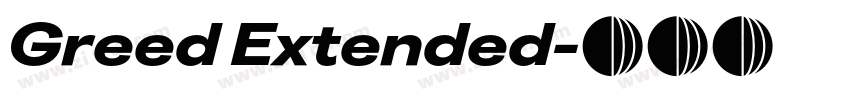 Greed Extended字体转换